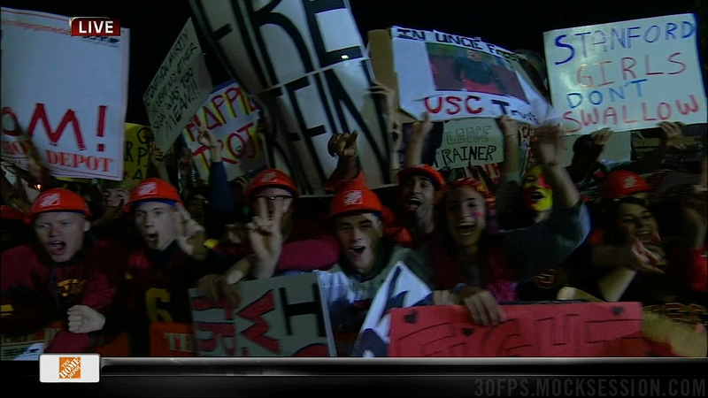 Illustration for article titled Jonathan Martin Is A Pussy: Your Stanford-USC GameDay Sign Roundup